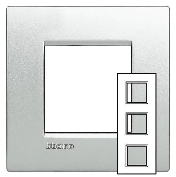 Livinglight рамка 2x3мод.71мм.Алюминий LNE4802M3TE Legrand