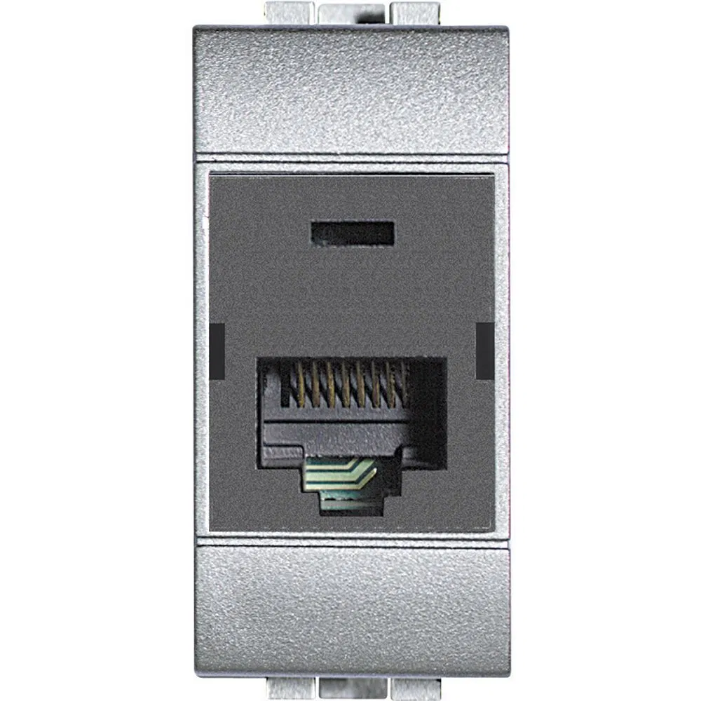 Livinglight Розетка RJ45, UTP, Cat. 6, IDC 110, алюминий NT4262C6 Legrand