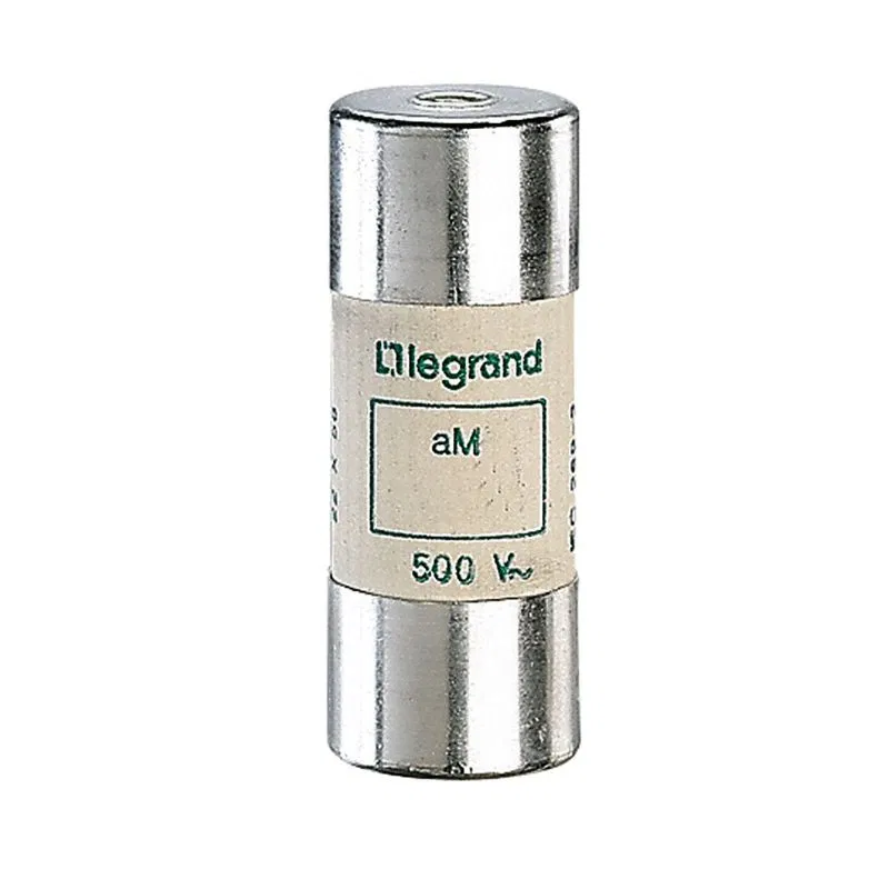 Legrand 工业圆柱形熔断器 aM 22x58 125A 400V 带熔断指示器 015197