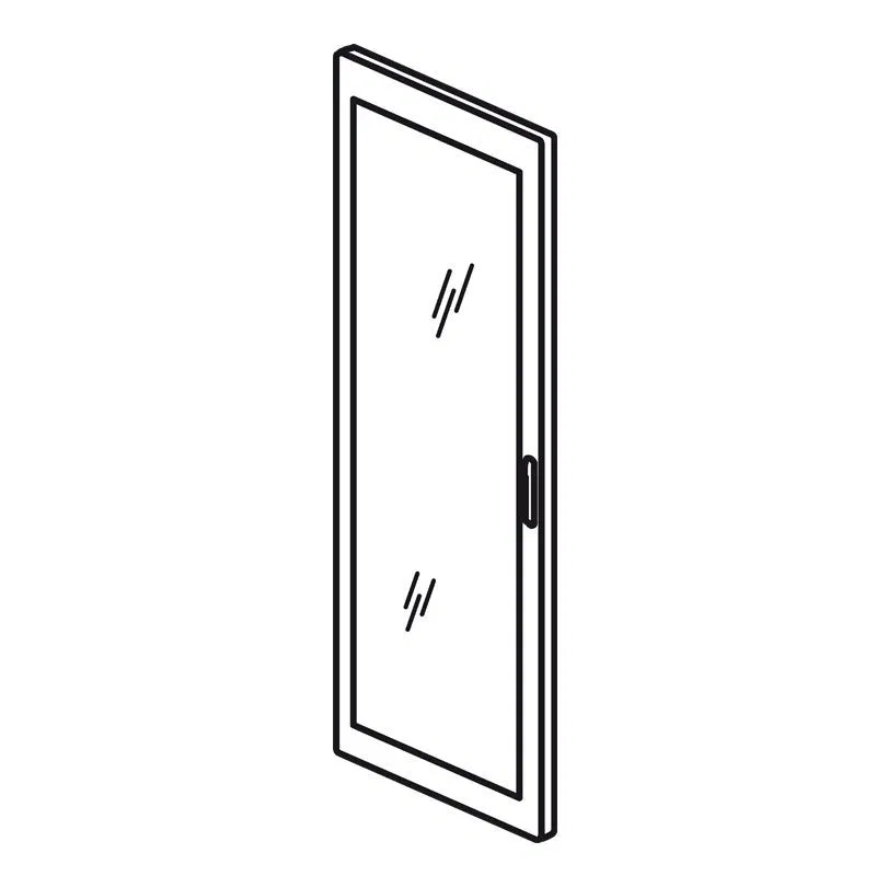 Glazed reversible door - XL³ 4000 - width 725 mm 020564 Legrand