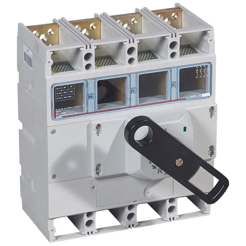 DPX-IS 1600 switch-disconnector - with remote tripping - 1250 A - 4P - standard handle 026597 Legrand