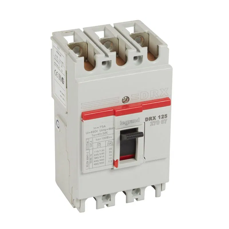 Drx125 фиксированный 75a 3п 10кА 027007 Legrand