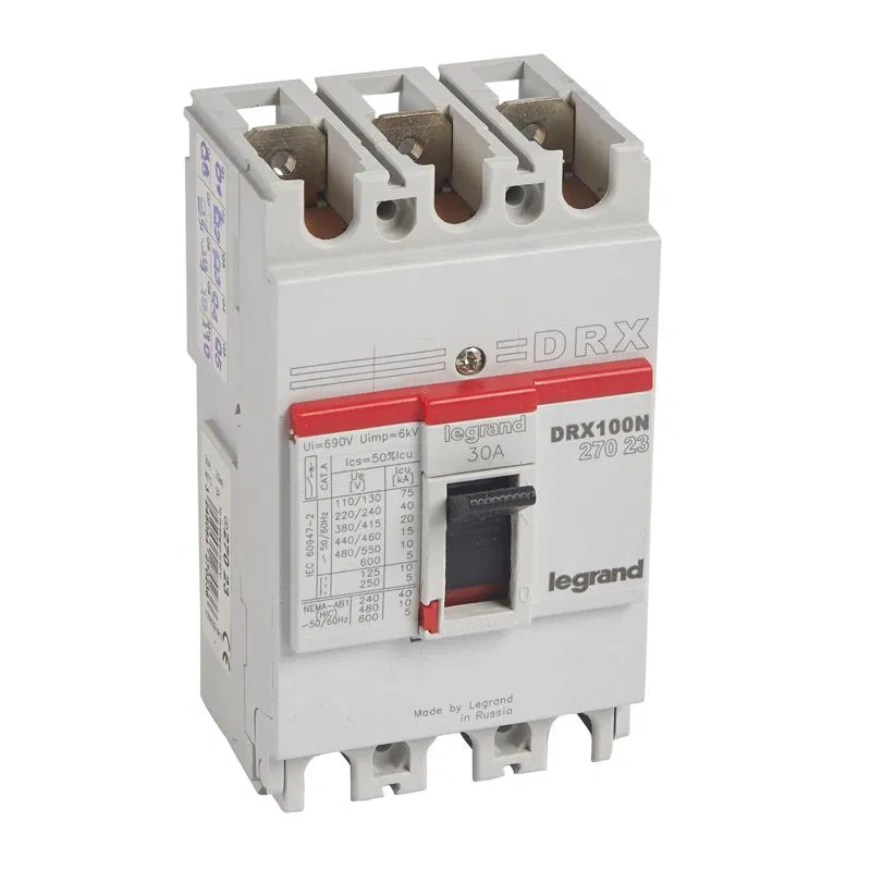 3极 30A 20kA DRX125 热磁脱扣式断路器 Legrand Leg 027023