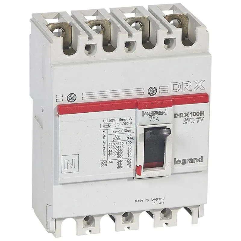 Drx125 fixed 75a 4p 36kA 027077 Legrand