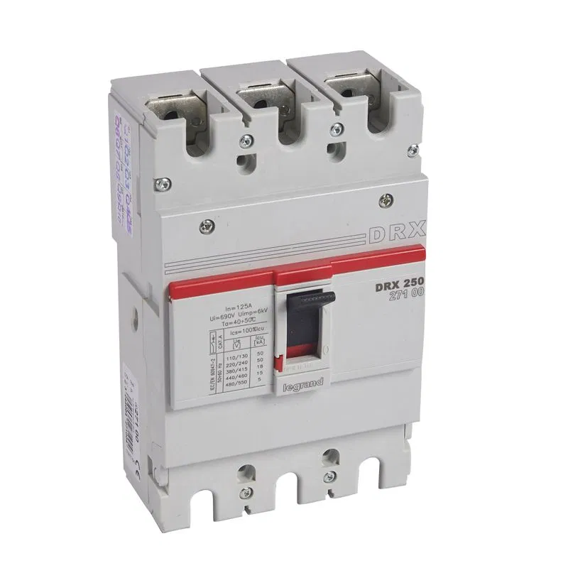 DRX250 热磁式断路器 125A 3P 18KA 027100 Legrand
