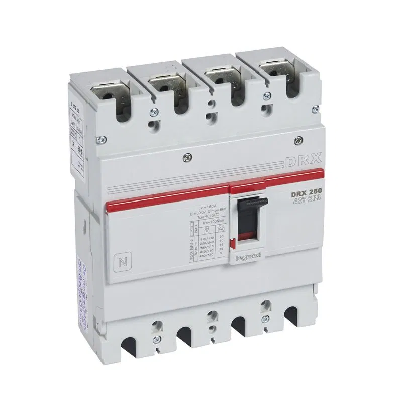 Circuit breaker 4p 160A 36kA DRX250 thermomagnetic trip Leg 027233 Legrand