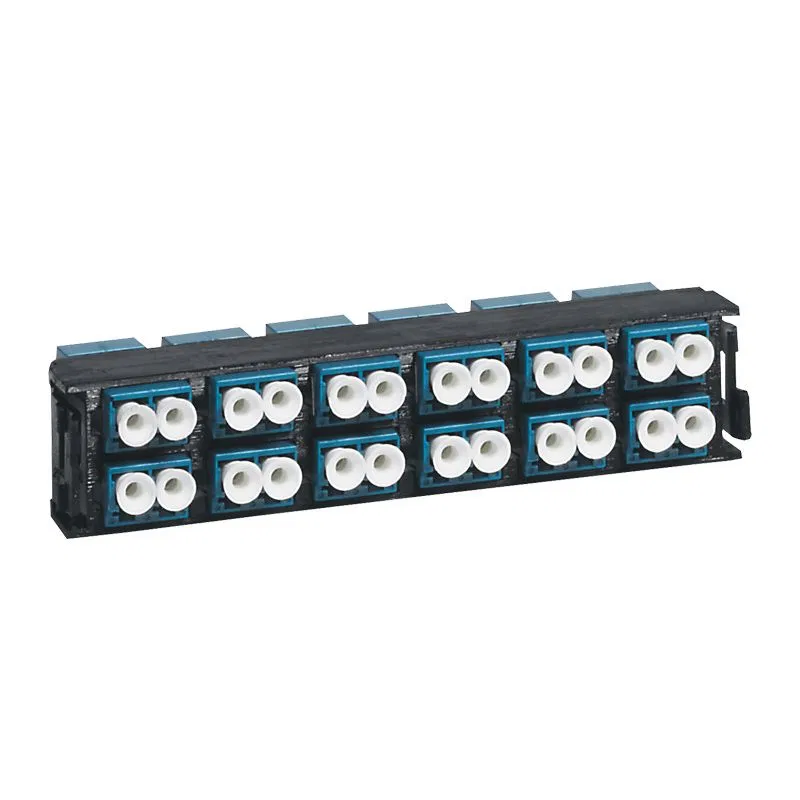 High density LC duplex optical insert for 24 single-mode fibers 032115 Legrand