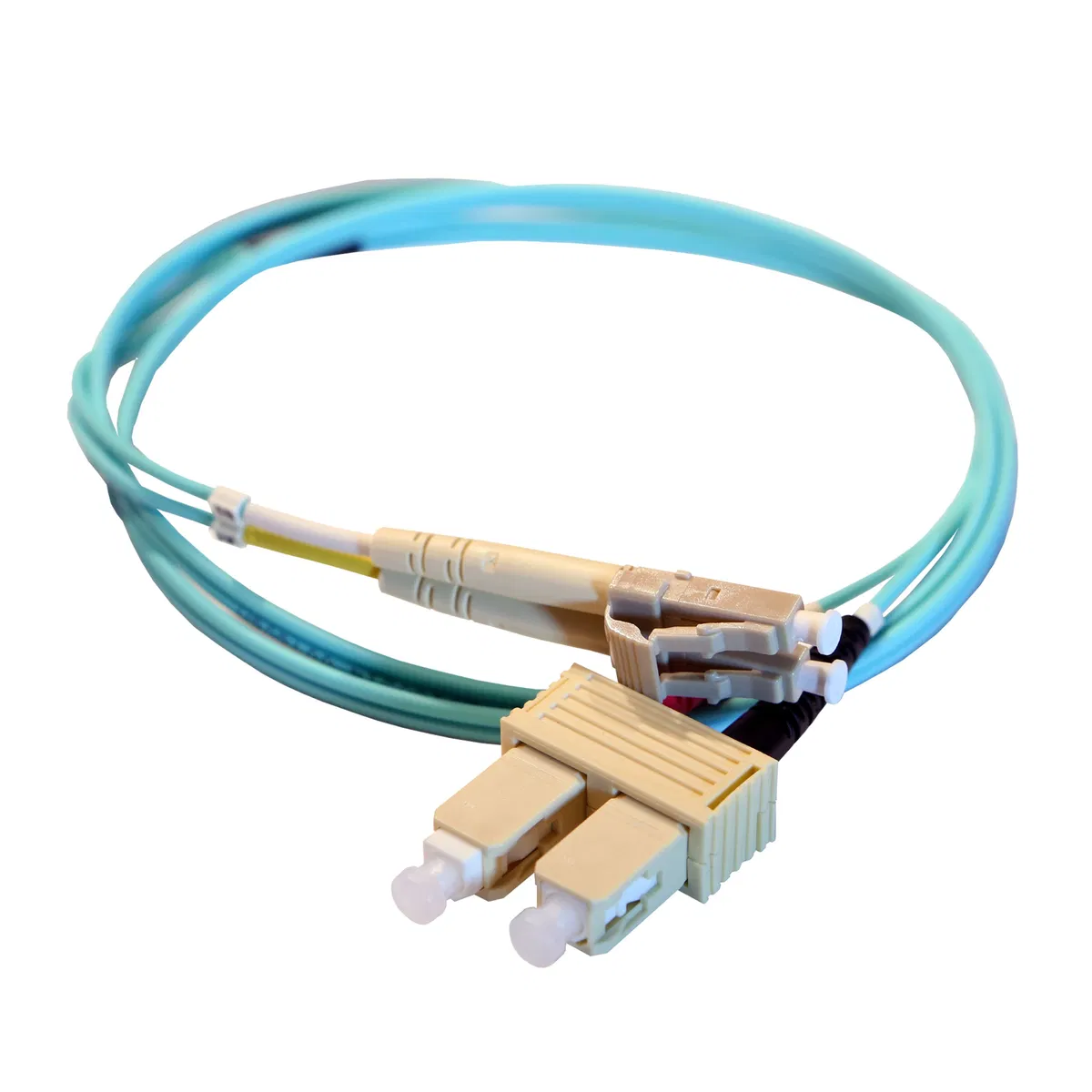 Fiber optic cord OM3 - multimode - SC/LC - 2 m - aqua color 032613 Legrand