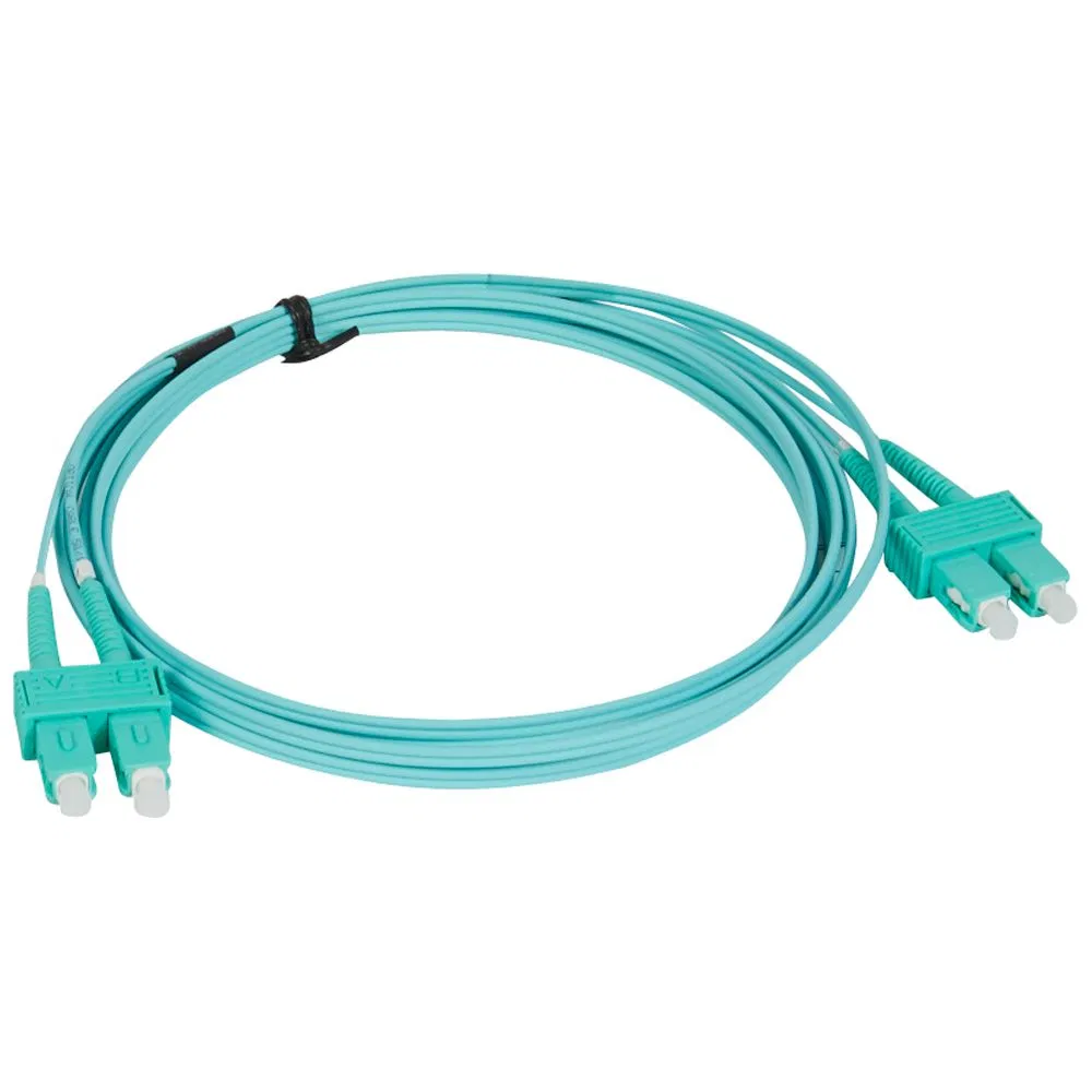 OM4 fiber optic cord - multimode - SC/SC - 3 m - aqua color 032632 Legrand