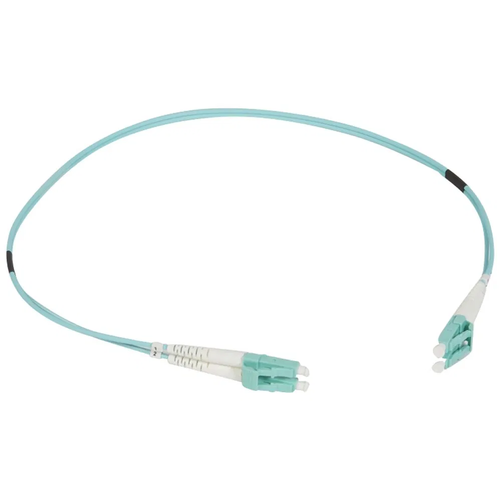 OM4 多模光纤跳线 - LC/LC - 0.5 m - 海蓝色 032633 Legrand
