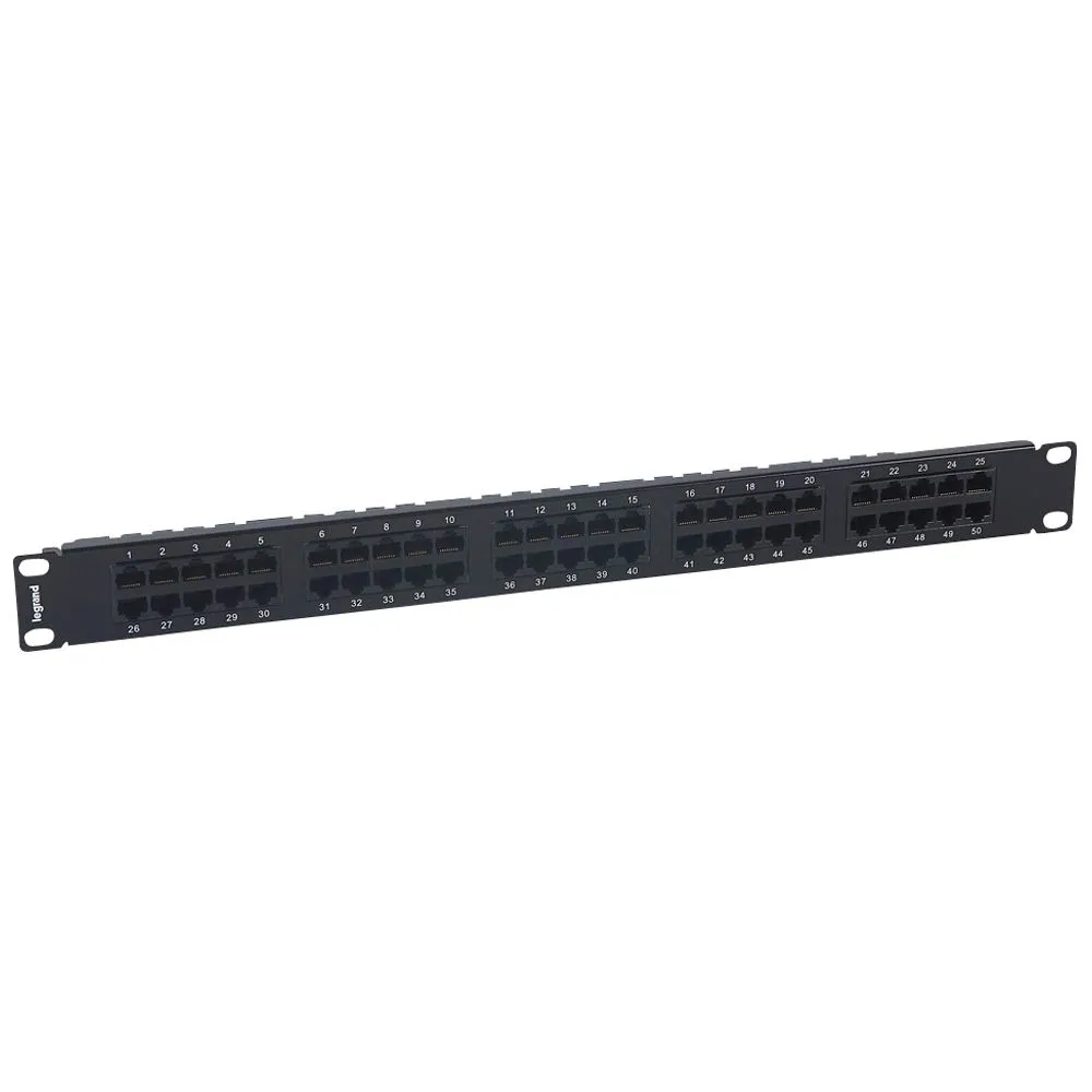 电话配线架 - 19'' - 1U - Category 3 - 50 x RJ 45 033579 Legrand