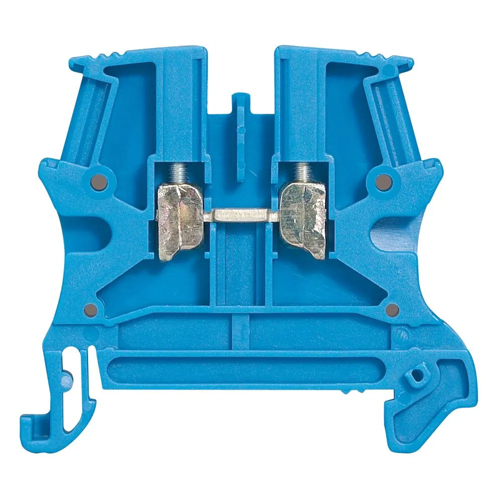 Viking 3 screw terminal - single-pole - 1 input/1 output - 8 mm pitch - blue 037102 Legrand