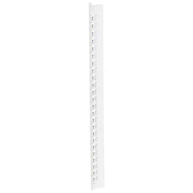 Memocab marker - width 2.3 mm - black marking on white background - uppercase letter T 037845 Legrand