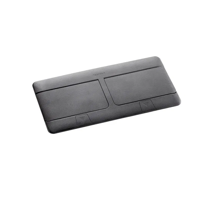 Pull-out socket unit - incomplete - IP 40 - 8 modules - black 054028 Legrand