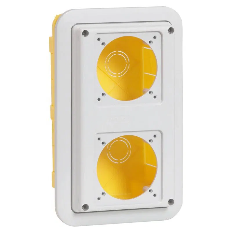 Flush mounting box - P17 Tempra Pro - IP 55 - for 2 flush-mounted socket outlets 16 A 057721 Legrand