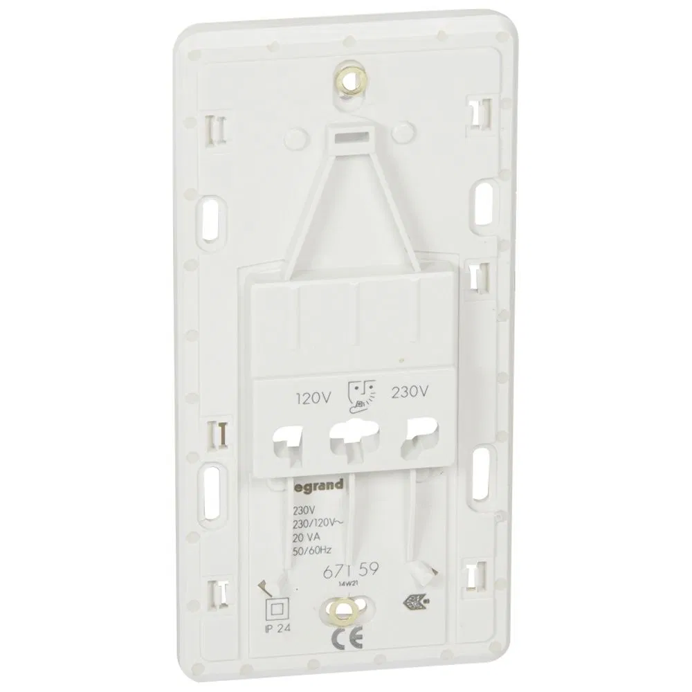 Electric shaver socket - Celiane Program - 230 V~ 067159 Legrand