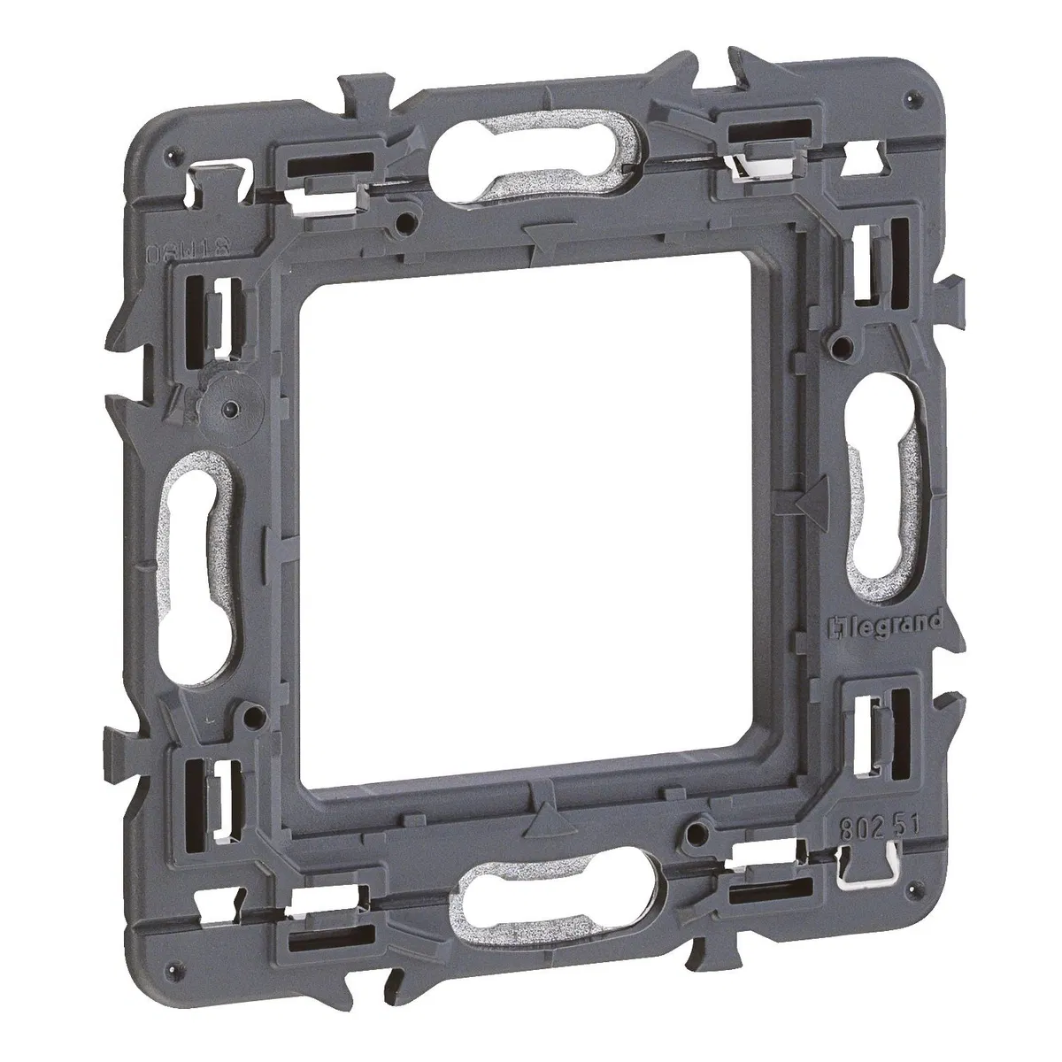 Mounting frame, screw fixing - Batibox range - separable - 1 gang - 2 modules 080251 Legrand