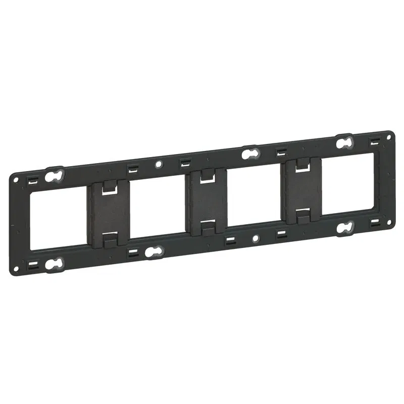 Support, screw mounting - Batibox range - vertical/horizontal mounting - 4-gang - 10 modules 080254 Legrand