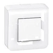 Surface mounting box - Mosaic program - for support Cat. № 0 802 51 - depth 30 mm - 2 modules 080280 Legrand