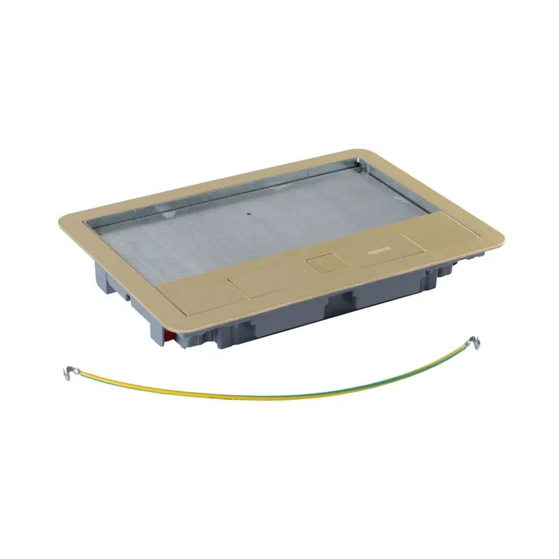 Cover for floor box brass standard version 8/12 mod. 088006 Legrand
