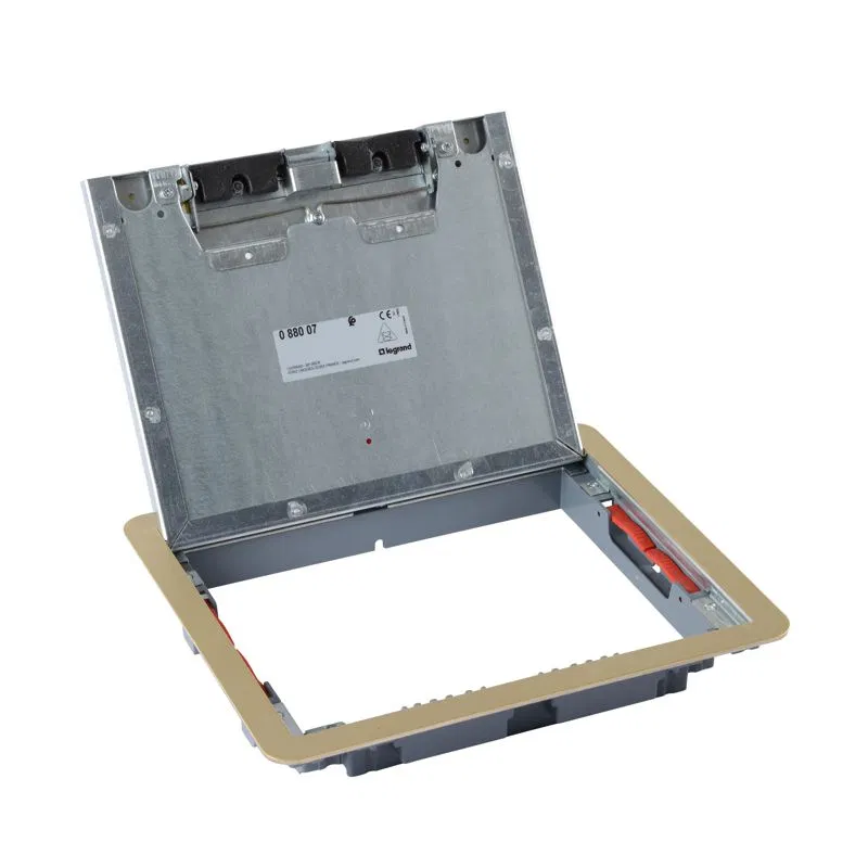 Floor box cover brass standard version 12/18 mod. 088007 Legrand