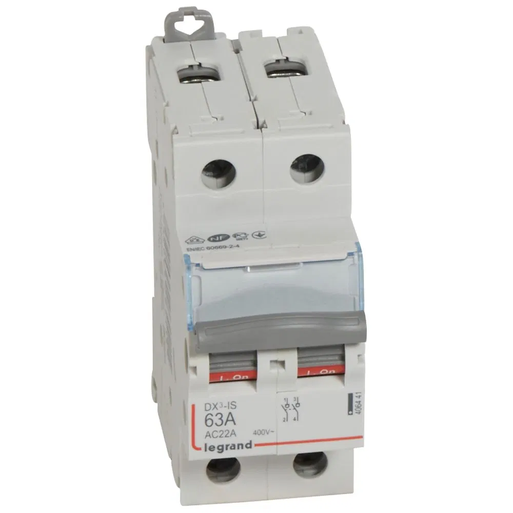 DX3 断路器 2P 63A LEGRAND 406441