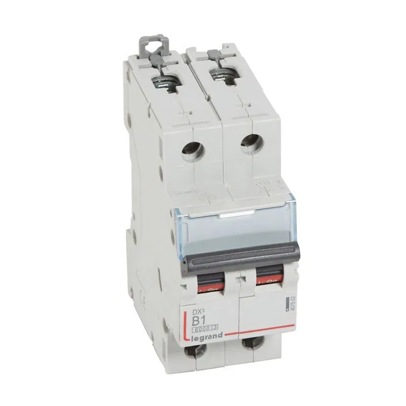 DX3 微型断路器 2P B1A 6000/10kA 407502 Legrand