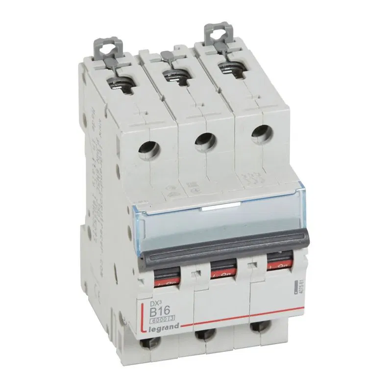 DX3 断路器 3P B16A 6000/10kA LEGRAND 407561