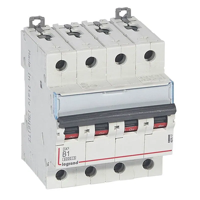 DX3 4P B1A 6000/10kA LEGRAND 407617 断路器