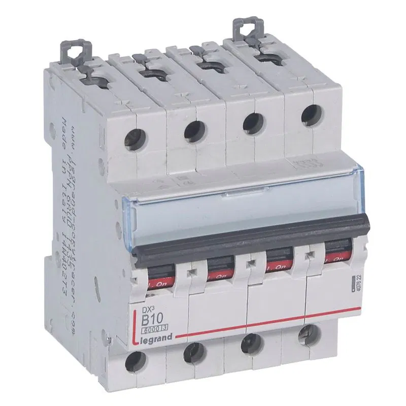 DX3 4P B10A 6000/10kA LEGRAND 407622 断路器