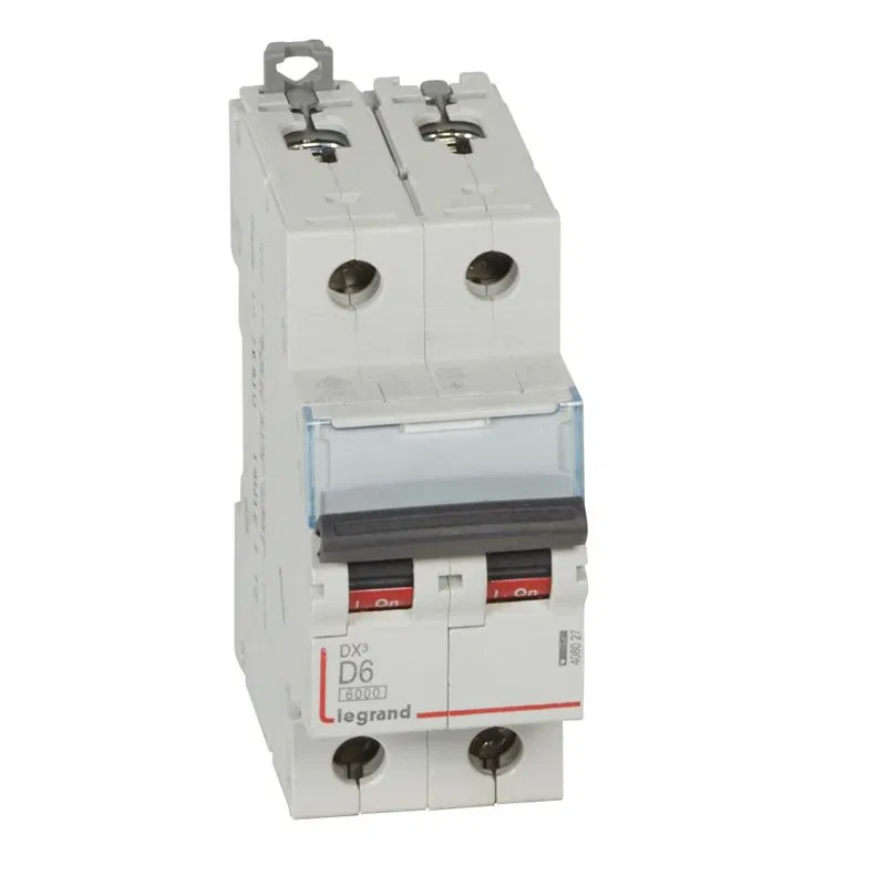 DX3 2P D6A 6000/10kA LEGRAND 408027 断路器