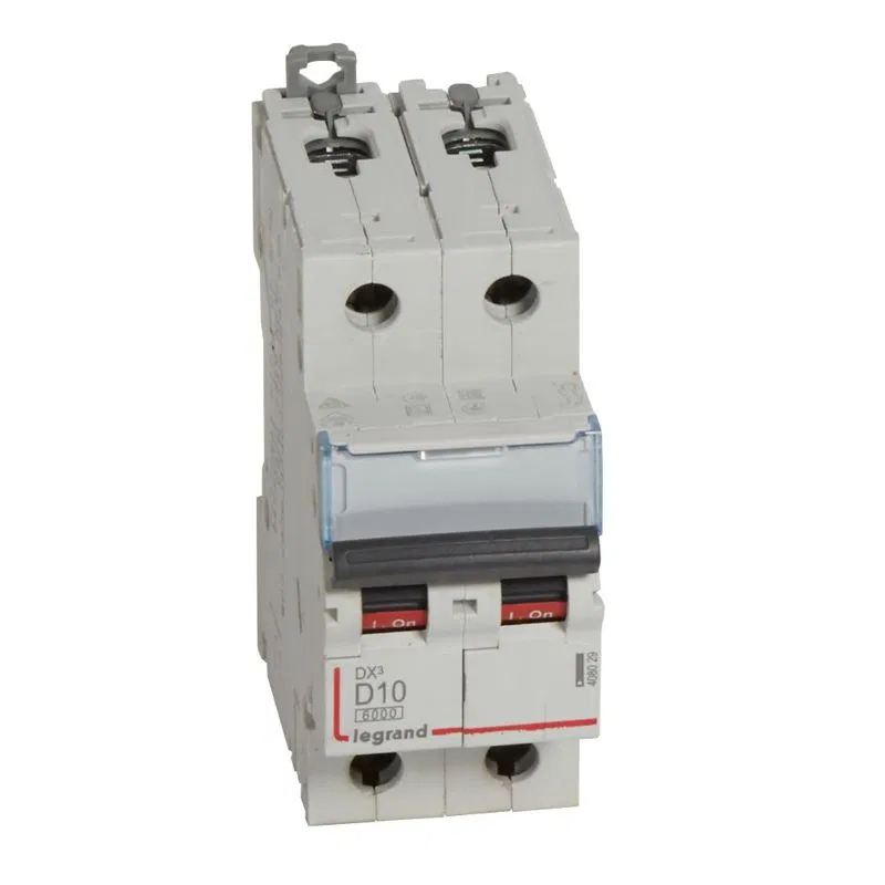 DX3 断路器 2P D10A 6000/10kA LEGRAND 408029