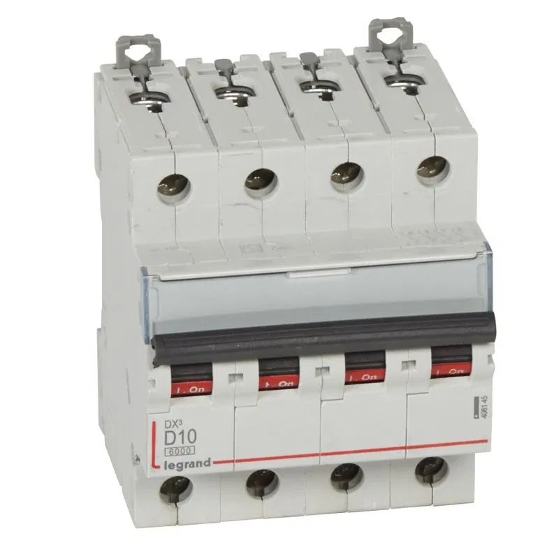 DX3 4P D10A 6000/10kA 408145 Legrand 断路器