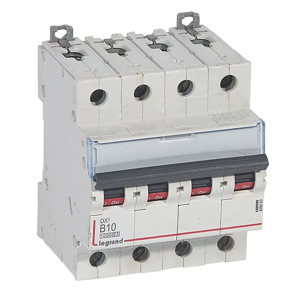 DX3 4P B10A 10kA/16kA 409063 Legrand 自动断路器