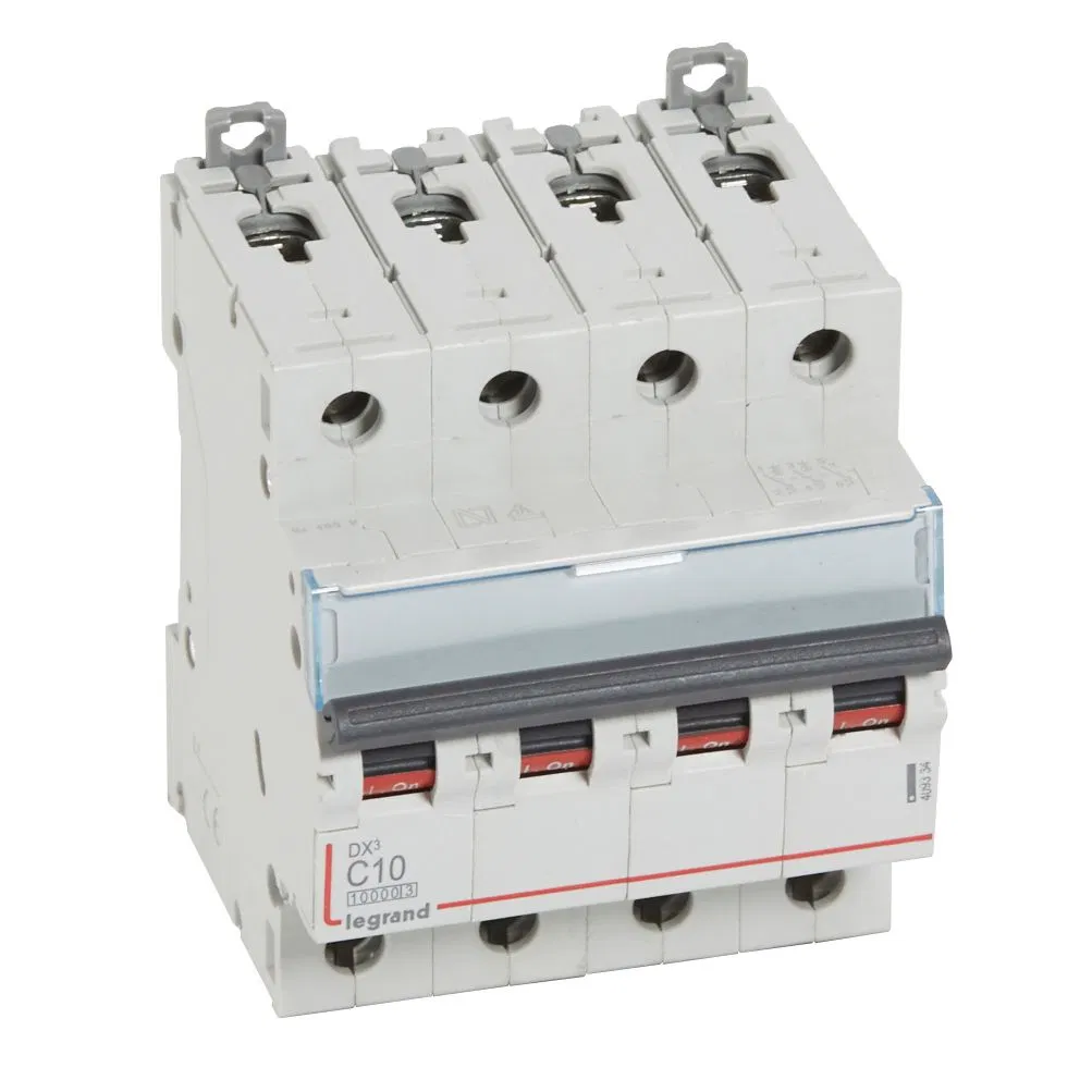DX3 4P C10A 10kA/16kA 409334 Legrand 断路器