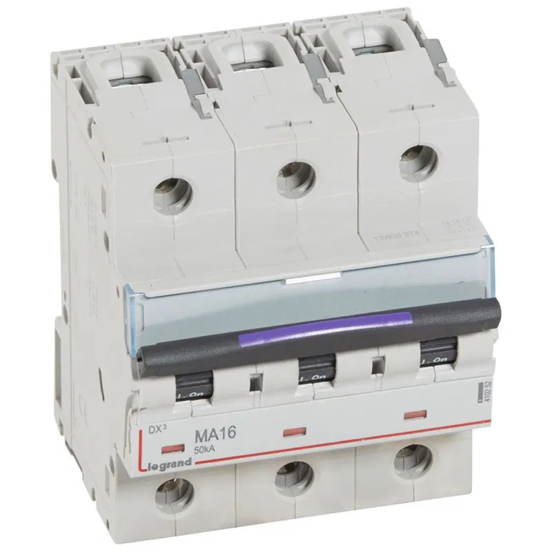 DX3 авт.выкл. 50кА 16А 3п MA 410252 Legrand