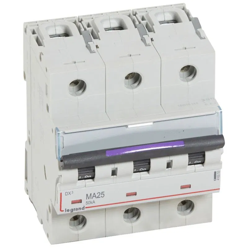 DX3 авт.выкл. 50кА 25А 3п MA 410253 Legrand
