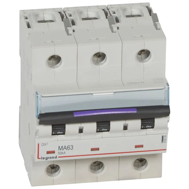 DX3 авт.выкл. 50кА 63А 3п MA LEGRAND 410255