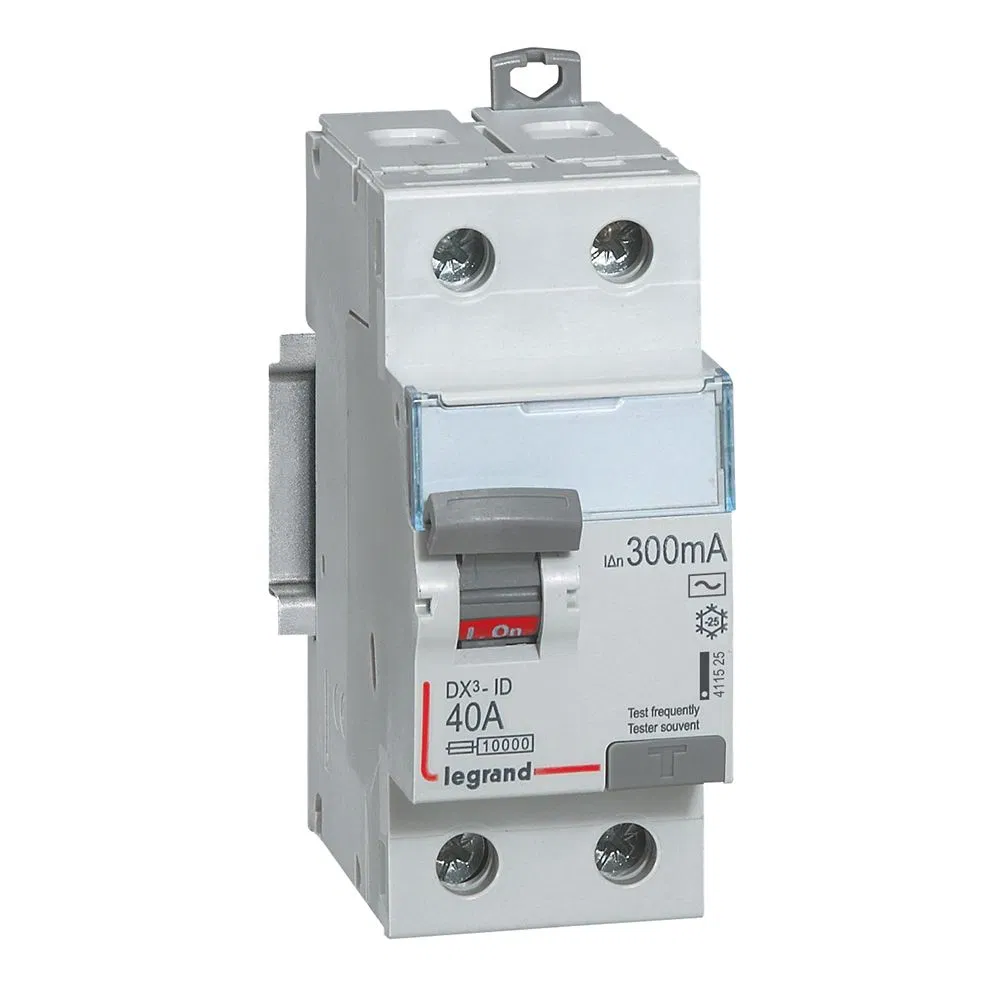 剩余电流动作保护器 (RCD) 2p 40A 300mA type AC DX3 Leg 411525 Legrand