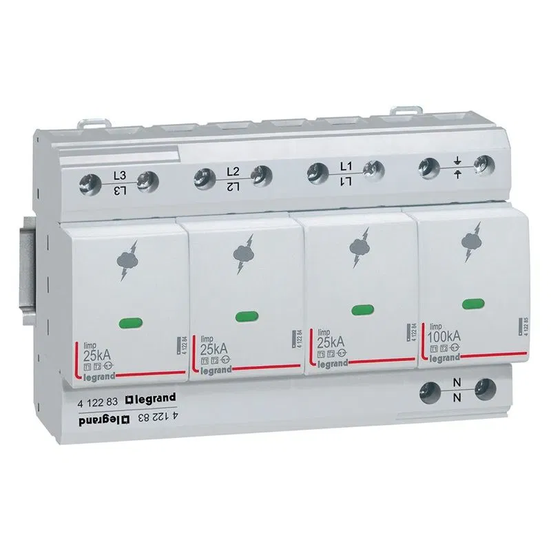 SPD T1 25kA 3P+N sig.cont 412283 Legrand