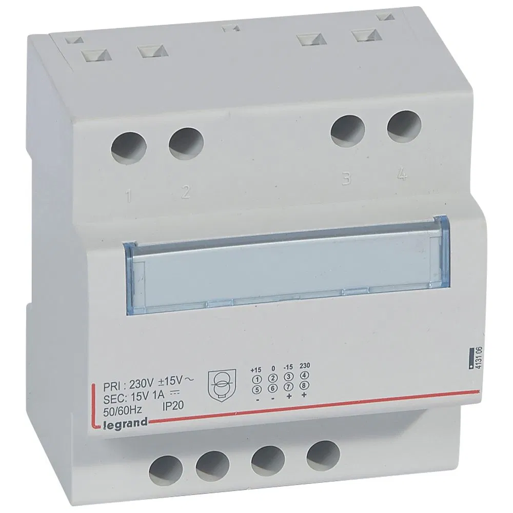 Single-phase power supply - 15 V= - 1 A - 15 W 413106 Legrand