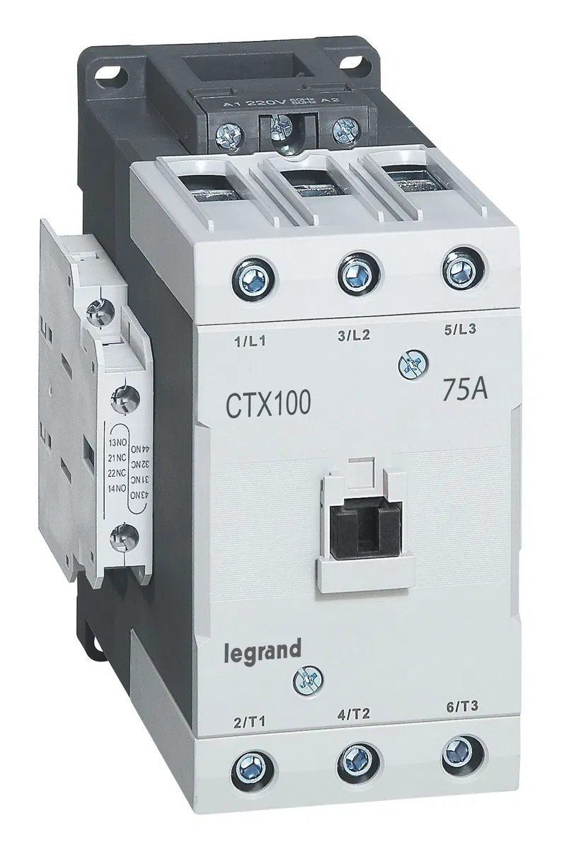 Contactor CTX³ 100 3P 75A 2NO2NC ~380V 416198 Legrand