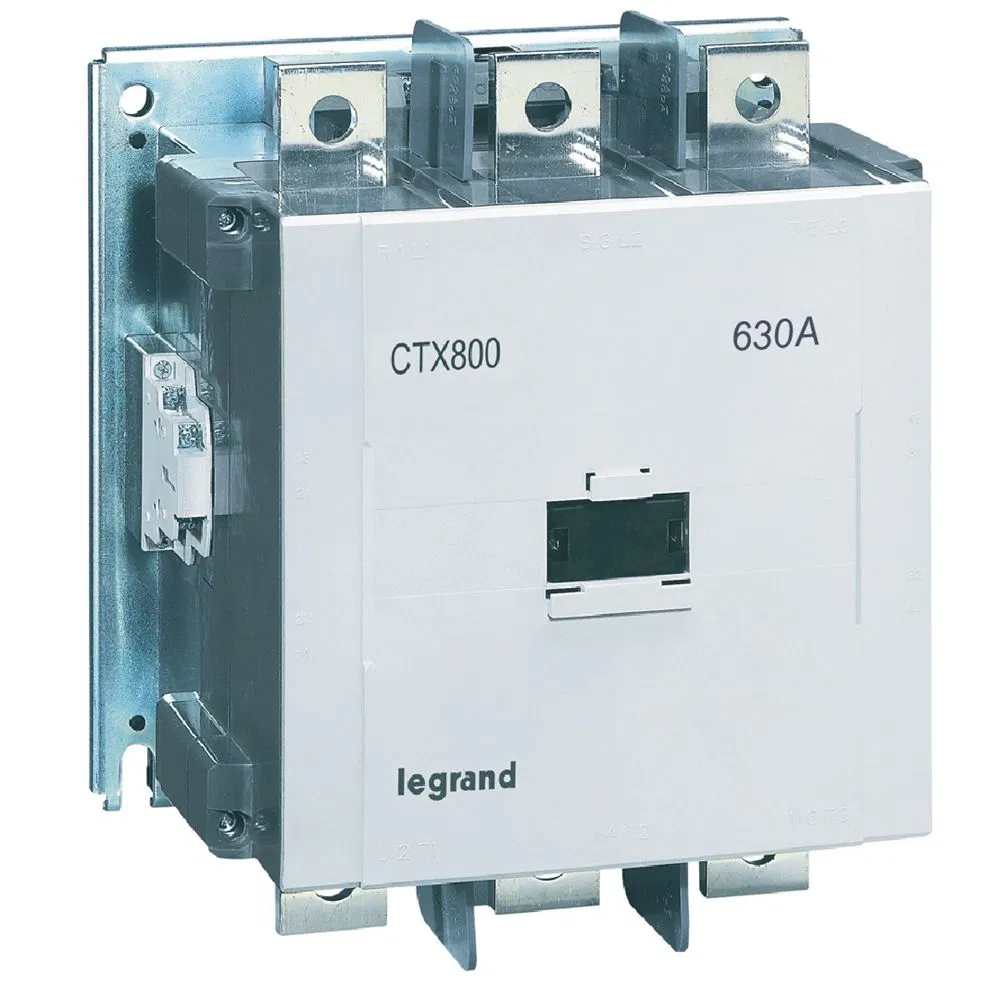 Contactor CTX3 800 3P 630A (AC-3), Uk=100...250VAC/DC, 2NO+2NC auxiliary contact