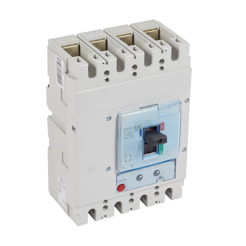 4极 500A 50kA DPX3 630 热磁脱扣式断路器 Legrand Leg 422022