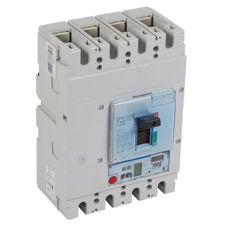 4极 400A 50kA DPX3 630 电子脱扣器 S2 Leg 422073 Legrand 断路器