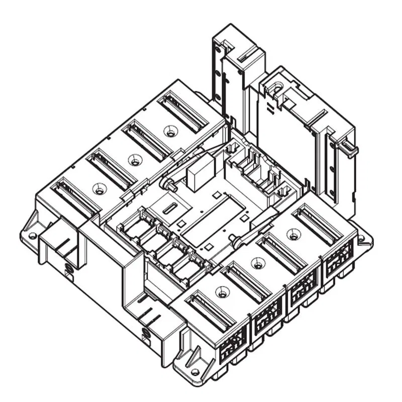 DPX³ 1600 Circuit Breaker Base 3P, front connection 422586 Legrand