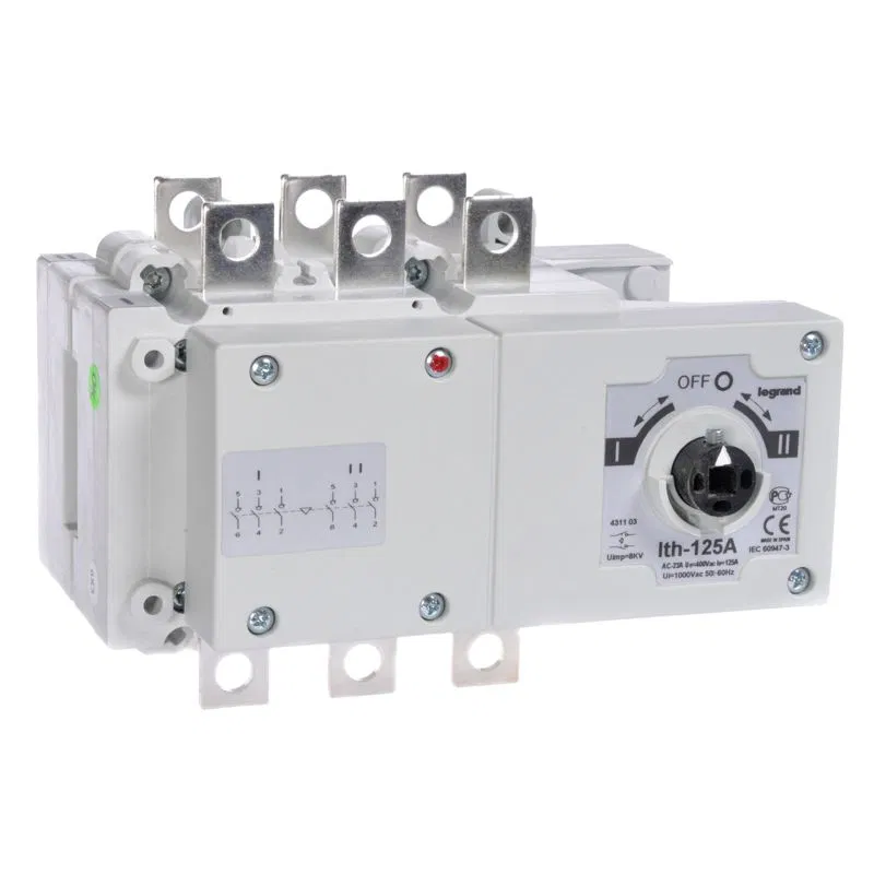 隔离开关 反转 DCX-M, 125 A 3P, 2号尺寸