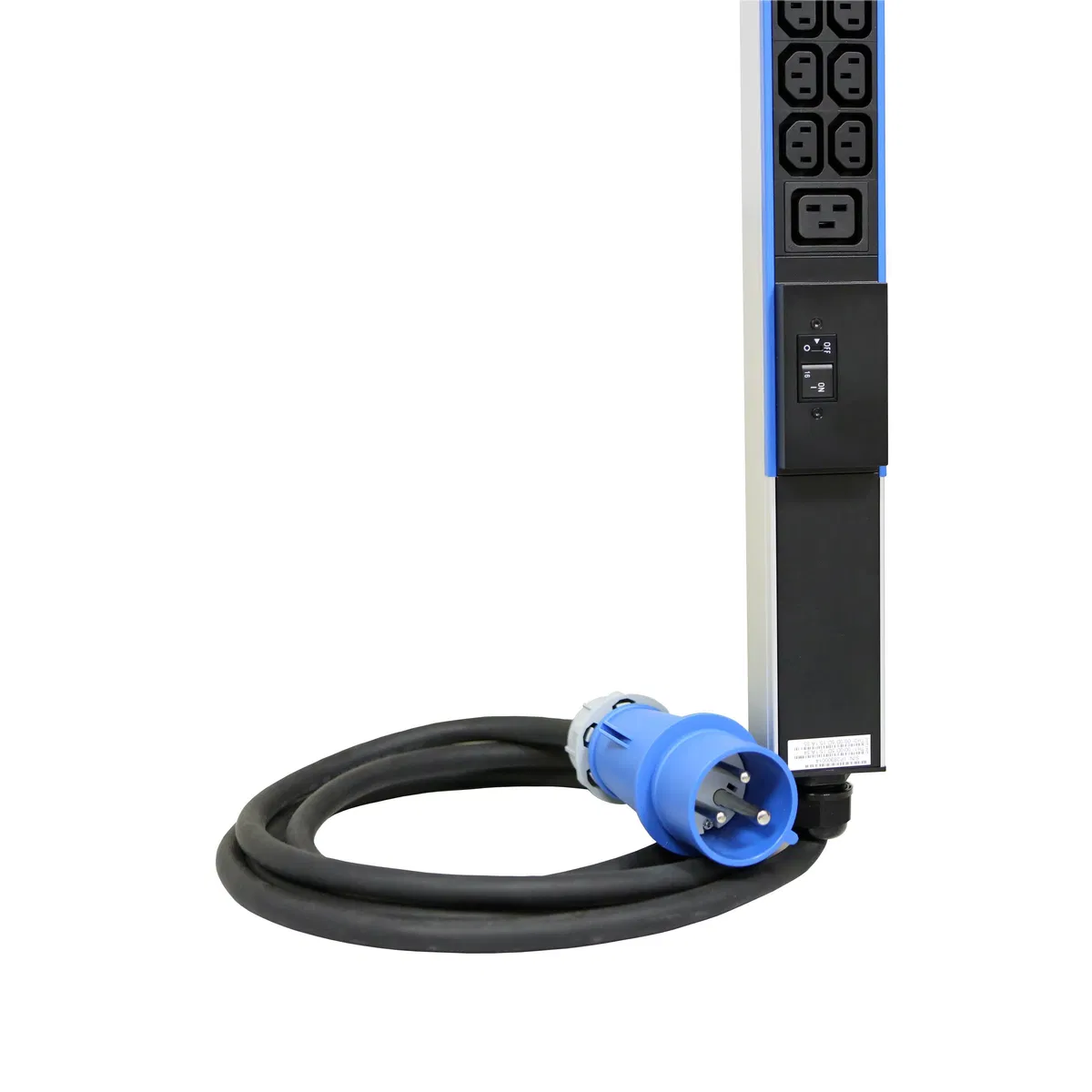 iPDU - 垂直式测量电源分配单元 - 36个C13插座和6个C19插座 - 3m电源线 - 0U - 32A 646013 Legrand