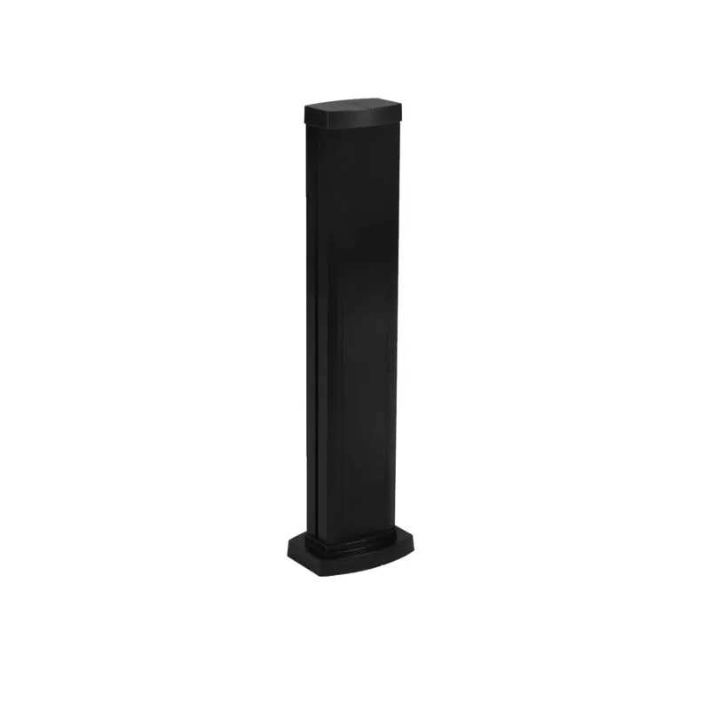 通用铝制迷你立柱，带铝盖，1 节，高度 0.68 m，颜色黑色 653105 Legrand