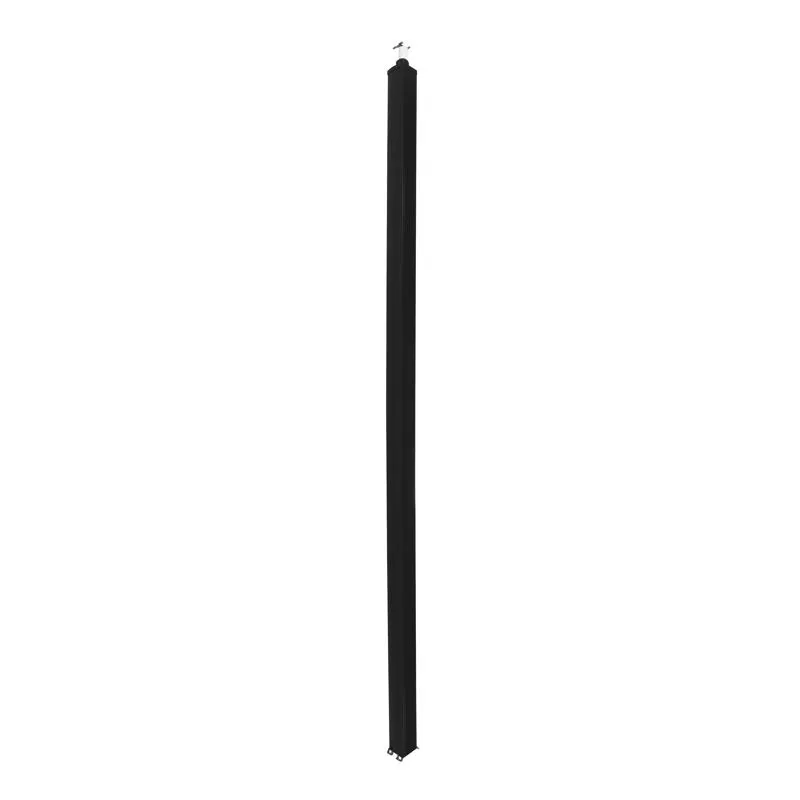 Universal aluminum column with aluminum cover 2 sections, height 2.77 meters, with possibility to increase height up to 4.05 meters, color black 653132 Legrand